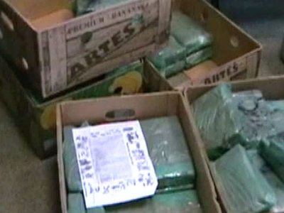 Более тонны кокаина конфискованы властями Эквадора