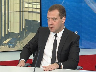 Медведев - CNBC: о санкциях, Обаме, Китае и Украине