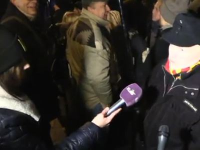 Участники шествия в честь Бандеры избили российских журналистов