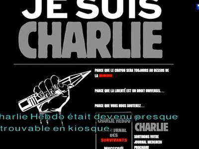 Российские журналисты почтят память коллег из Charlie минутой молчания