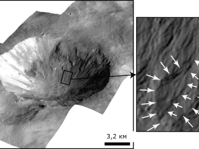 На астероиде Веста некогда текла жидкая вода
