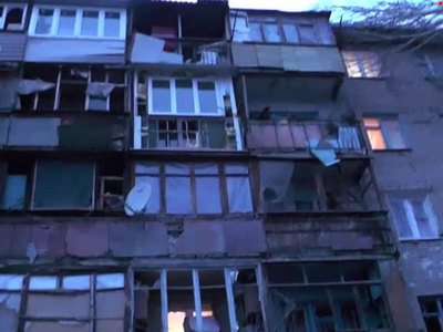 Донецк подвергается самому мощному обстрелу за время конфликта