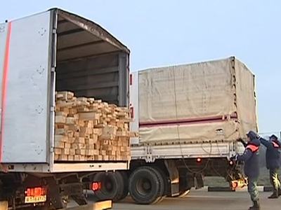 Российская гуманитарная помощь благополучно прибыла в Донбасс