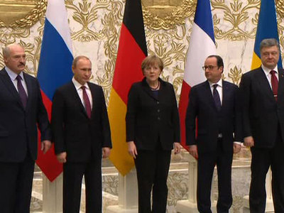 Лидеры нормандской четверки сфотографировались с Лукашенко