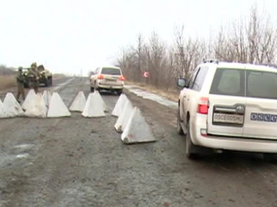 ОБСЕ сообщает о массированном артобстреле села Широкино