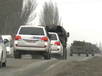 Украинские военные обстреляли под Широкино наблюдателей ОБСЕ