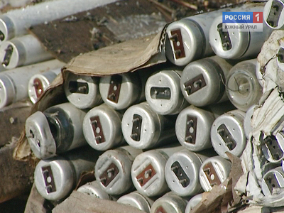 В Челябинске обнаружена свалка энергосберегающих ртутных ламп