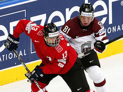 Чемпионат мира по хоккею. Латвия вырвала победу у команды Швейцарии