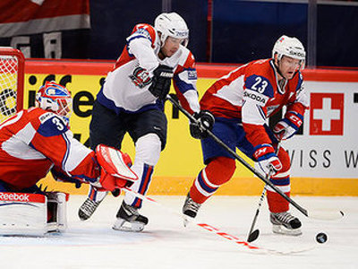 Сборная Норвегии по хоккею переиграла соперников из Словении 