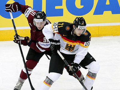 Волевая победа хоккеистов Германии над соперниками из Латвии