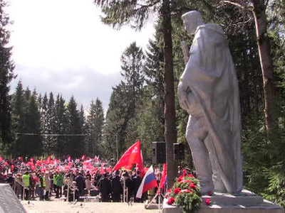 В Ленобласти открыли Мемориальный комплекс жертвам войны