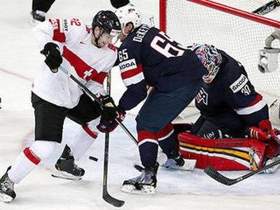 Сборная США выбила швейцарцев с чемпионата мира по хоккею