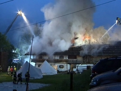 Пожар в отеле в Баварских Альпах: шестеро погибших